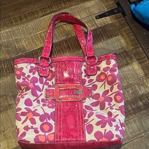 Pink Floral Women's Bag